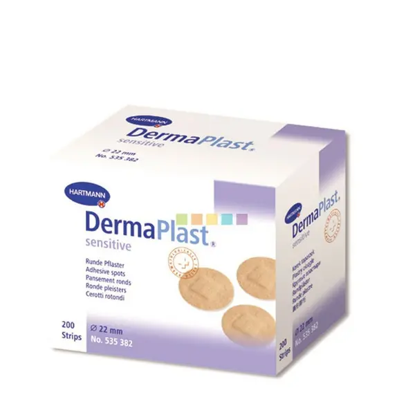 Plasturi post injectie HartMann Dermaplast rotunzi, 200 bucati