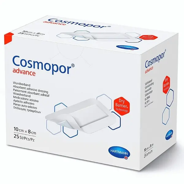 Plasturi postoperatorii Cosmopor Advance 10x8 cm, 25 buc – Hartmann