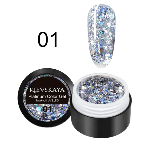 Platinum color gel KIEVSKAYA- 01 - PLK-01 - Everin.ro