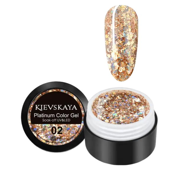Platinum color gel KIEVSKAYA- 02 - PLK-02 - Everin.ro