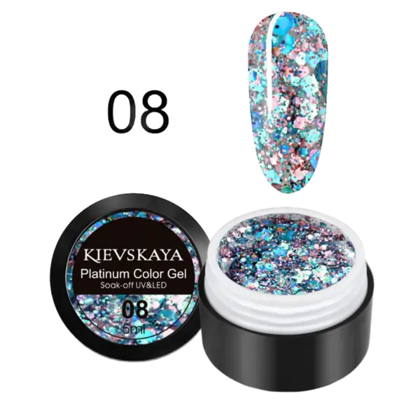Platinum color gel KIEVSKAYA- 08 - PLK-08 - Everin.ro
