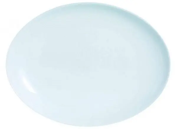 Platou de servire Luminarc - Diwali, 33 х 25 сm, oval, albastru