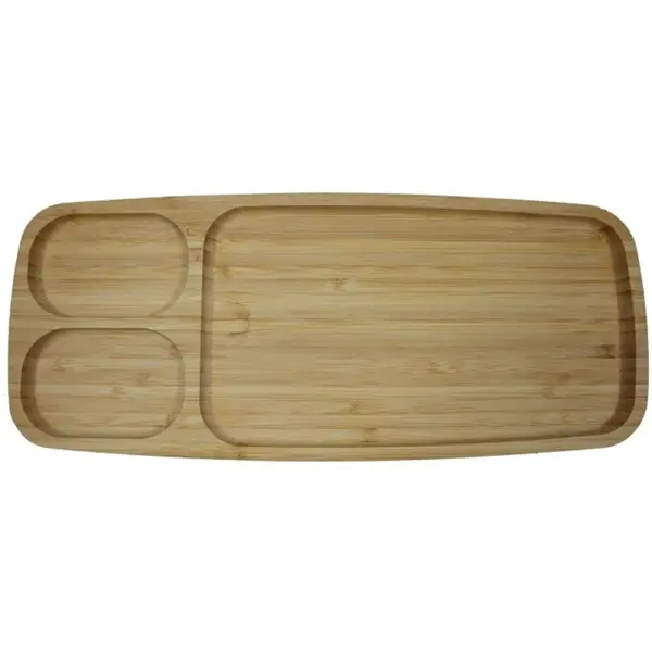 Platou din Bambus, pentru Prezentare si Servire, 39 x 16 x 2 cm, Grunberg
