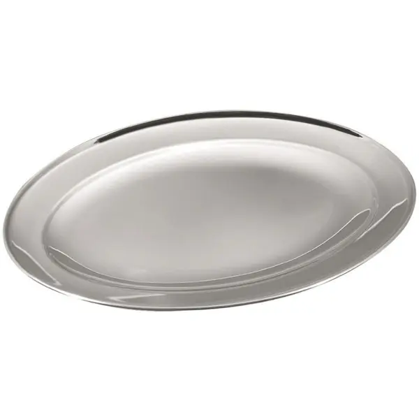 Platou Oval, din Inox, 40 cm, Grunberg