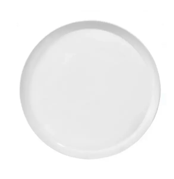 Platou pentru pizza, Ceramica, Alb, 30 cm