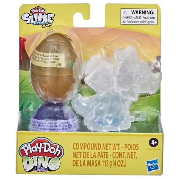 Play-Doh Set de joaca Hasbro Play-Doh - Ou de dinozaur, varsta 4+, Mov si Auriu
