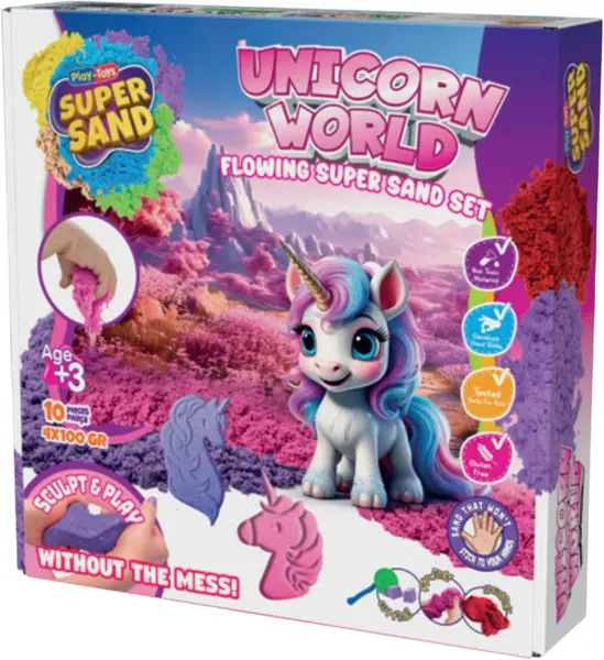 Play Toys Nisip de joacă - Unicorni