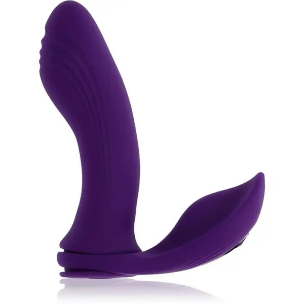 Playboy Toys Evolved Mix & Match Violet vibrator cu stimularea clitorisului 12.7 cm