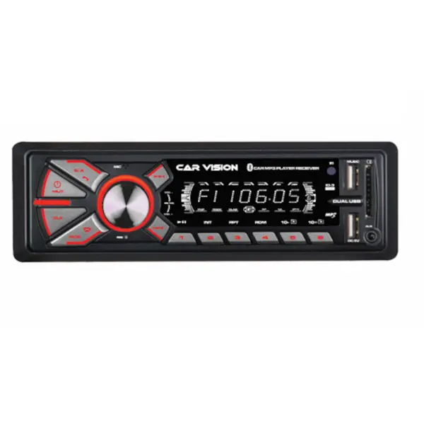 Player auto Car Vision RU-003BT, 4x50W, FM, USB, SD card, Aux, Bluetooth, Telecomanda, Negru