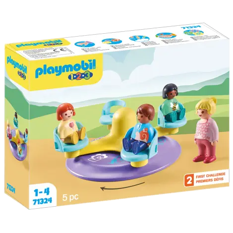PLAYMOBIL - 1.2.3 CARUSEL CU NUMERE