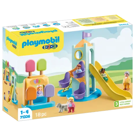 PLAYMOBIL - 1.2.3 CASTEL DE AVENTURA CU STAND DE INGHETATA