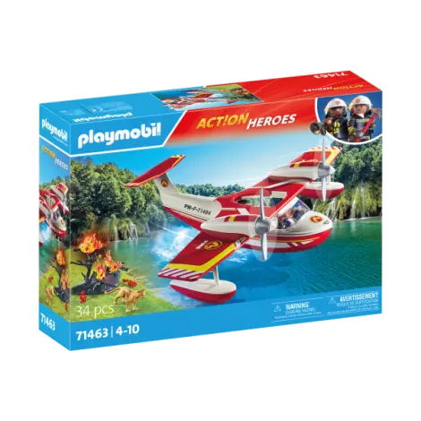 Playmobil-AVION ANTINCENDIU CU FUNCTIE DE STINGERE