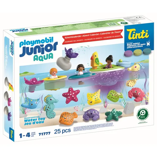 Playmobil Calendar de Craciun Junior Aqua si Tinti Jucarii de baie
