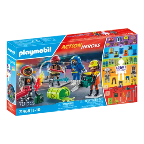 Playmobil-CREEAZA PROPRIA FIGURINA ECHIPA DE POMPIERI