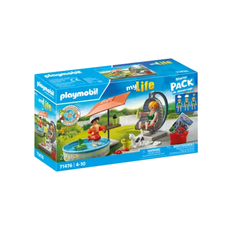Playmobil-DISCTRACTIE LA PISCINA IN CURTE