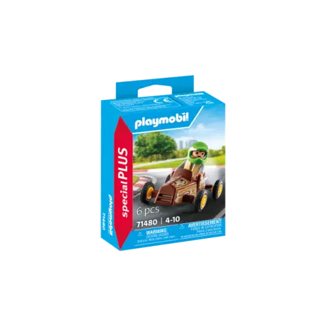 Playmobil-FIGURINA COPIL CU KART