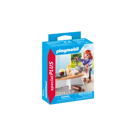 Playmobil-FIGURINA FEMEIE PATISER