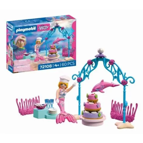 Playmobil - Jucarie de rol Bufet pentru nunta subacvatica