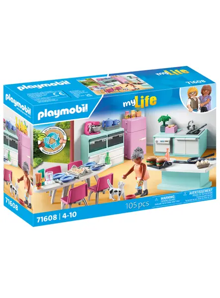 Playmobil Kitchen With Dining Place (71608)