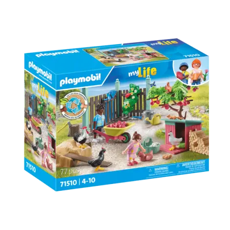Playmobil-MICA FERMA DE PUI DIN GRADINA CASUTEI