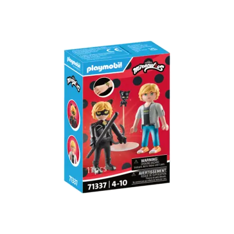 Playmobil-MIRACULOUS ADRIEN SI CAT NOIR