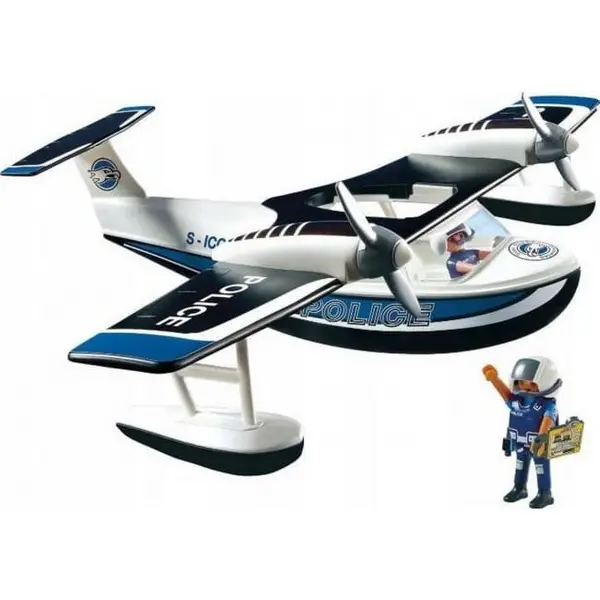 PLAYMOBIL Playmobil City Action 4445, Hidroglisator de politie, Multicolor