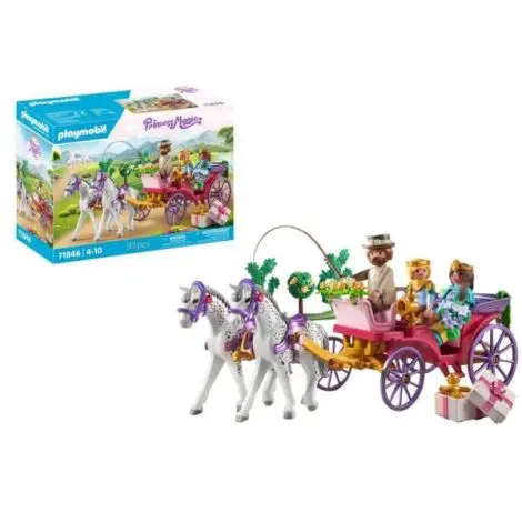 Playmobil - Plimbarea cuplului regal cu caleasca Playmobil
