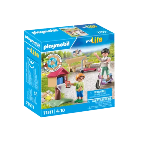 Playmobil-SCHIMB DE CARTI PENTRU PASIONATII DE LECTURA
