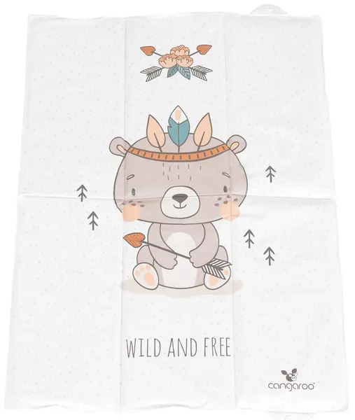 Pliabila salteluță de înfășat Cangaroo - Wild and free Bear