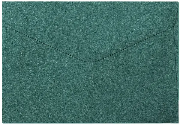 Plic poștal Galeria Papieru - C6, verde perlat, 10 bucăți