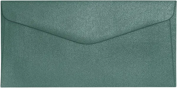 Plic poștal Galeria Papieru - DL, verde perlă, 10 bucăți