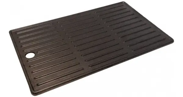 Plita din fonta cu 2 fete neteda si grill 43 x 26 cm Char-Broil 140007