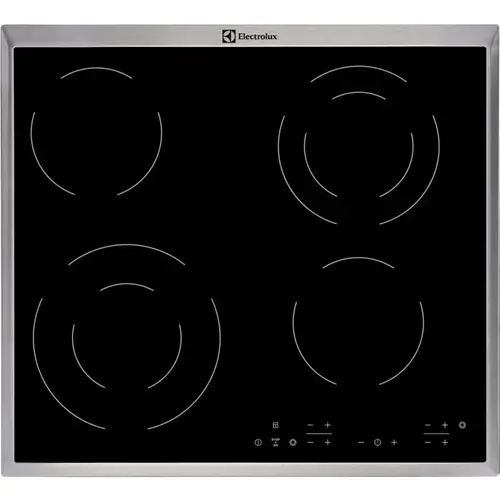 Plita electrica incorporabila ELECTROLUX EHF6342XOK, 4 arzatoare (Neagra)