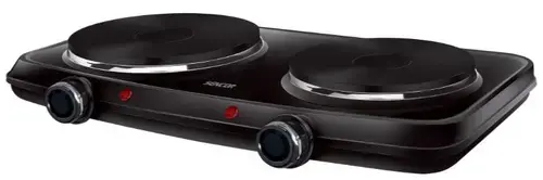 Plita electrica Sencor SCP 2254BK, 2 arzatoare, 2500 W (Negru)