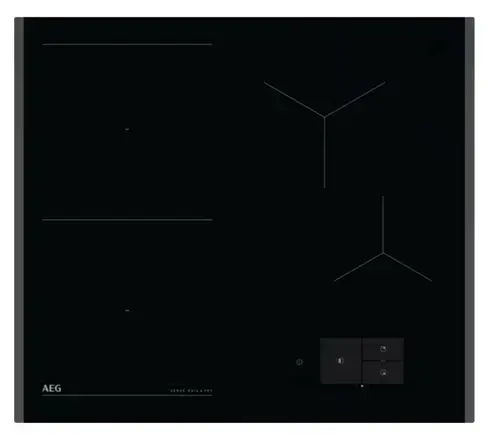 Plita incorporabila AEG 8000 SenseBoil+Fry TH64IB30FB, 60 cm, Inductie, Ecran TFT, Control touch, Booster, Wi-Fi, Timer (Negru)