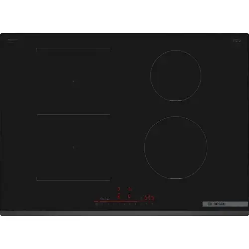 Plita incorporabila BOSCH PVS731HB1E, Inductie, 6900 W, 4 zone, CombiZone, 71 cm (Negru)