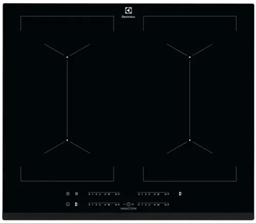 Plita incorporabila Electrolux EIV644, Inductie, 4 zone de gatit, Touch control, 60 cm (Negru)