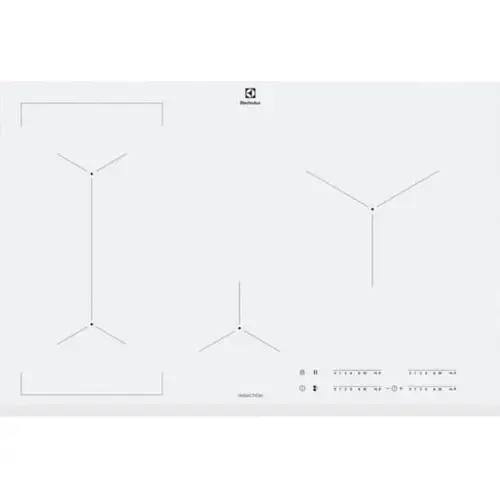 Plita incorporabila Electrolux EIV83443BW, Inductie, 4 zone, 7200 W, Booster (Alb)