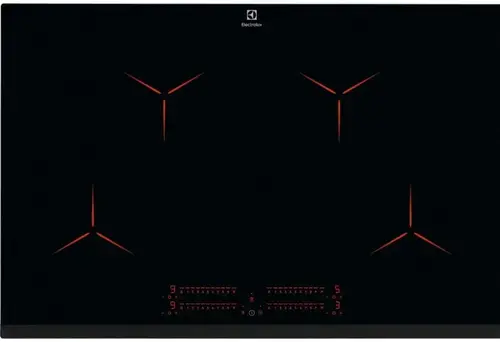 Plita incorporabila Electrolux PURE HOB EIP8146, Inductie, 7350 W, 4 Zone de gatit, Conectivitate hota (Negru)