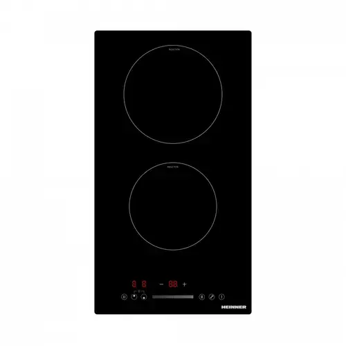 Plita incorporabila HEINNER HBHI-M2ZBSTC, Inductie, 2 zone de gatit, 3500 W, Control touch, Timer, Sticla (Negru)