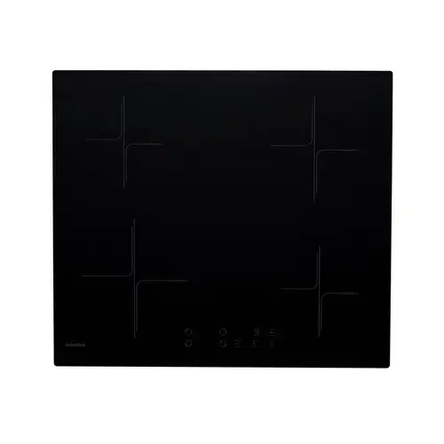 Plita Incorporabila NobeLTek BI NHI-85604B, Inductie, 60cm, Comenzi Frontale Touch, 4 Arzatoare, Timer, 9 Trepte de Putere, Sticla (Negru)