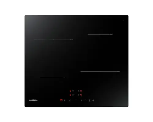 Plita incorporabila Samsung NZ64T3707A1/UR, Inductie, 4 zone de gatit, Touch Control, Timer, Sticla (Negru)