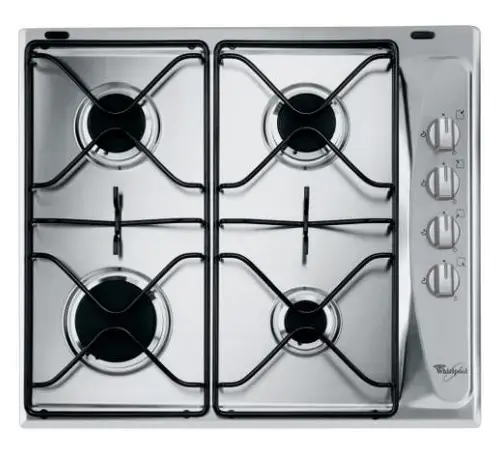 Plita pe gaz incorporabila WHIRLPOOL AKM268IX, 4 arzatoare gaz (Inox)