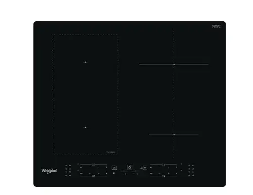 Plita Vitroceramica cu inductie WHIRLPOOL WLB3360NE, 6th Sense, Touch control, 4 functii Keep Warm, Boiling, Toping, Simmering, Zona FlexiCook, Negru
