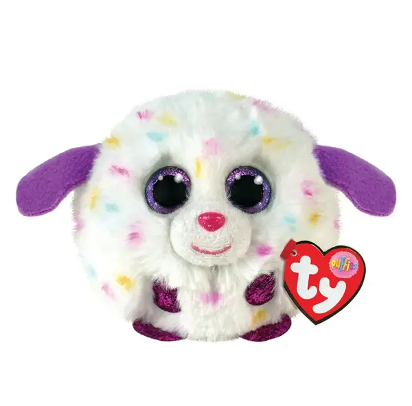 PLUS TY 8CM BEANIE BALLS MUNCHKIN CATELUSUL ALB