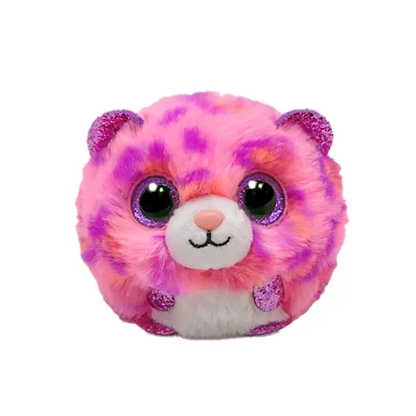 PLUS TY 8CM BEANIE BALLS TOPAZ LEOPARDUL ROZ