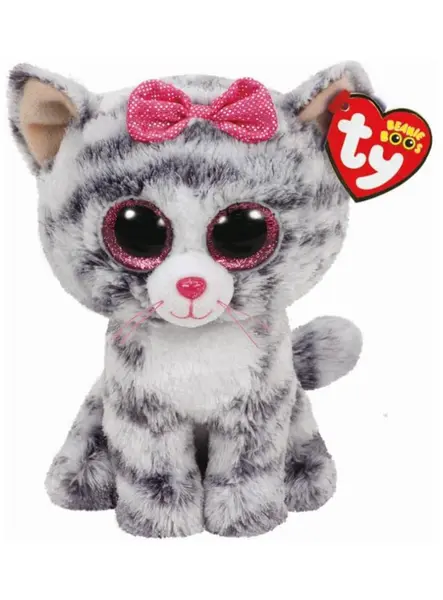 Plus TY Beanie Boos Kiki Grey Cat 23cm (1607-37075)