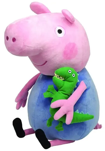 Plus Ty Beanie Buddies Peppa Pig George, 35 cm (Multicolor)