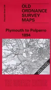Plymouth to Polperro 1894. One Inch Sheet 348, Sheet Map/Tom Greeves