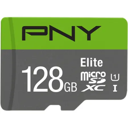 PNY Card de memorie PNY Elite, 32GB MicroSDXC, Clasa 10 UHS-I U1+ Adapter SD